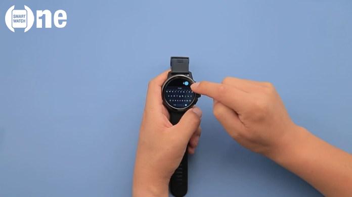 kospet-prime-s-smartwatch-review-Viết trên màn hình